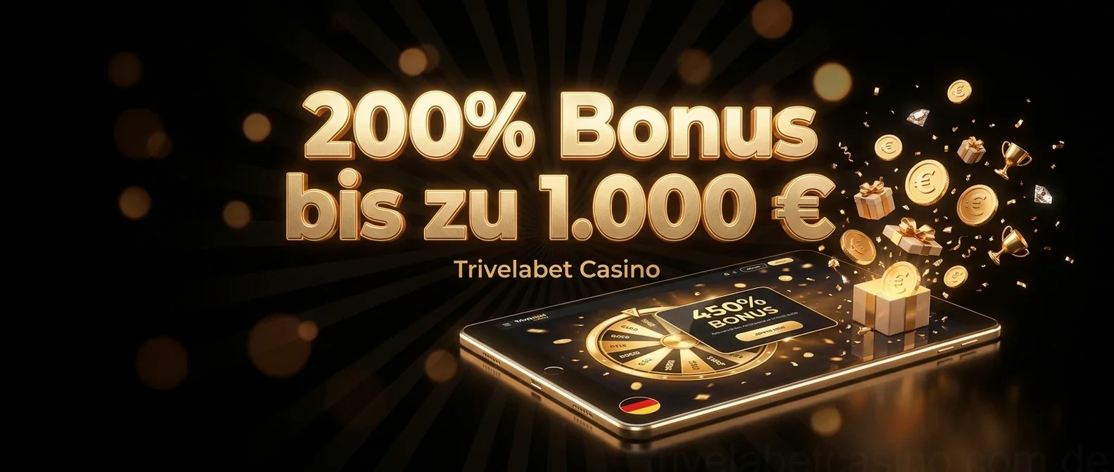 200% Bonusbis zu 1.000 €